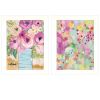"Floral Designs" 2-Piece Vignette by Kait Roberts, White Frame
