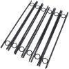 Rebar stake with loop 12pcs Grip Rebar 3/8x 18 Inch Steel Durable Heavy Duty Tent Canopy Ground Stakes with Angled Ends and 1 Inch Loops for Campsites