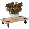 Furniture Moving Dolly, Heavy Duty Wood Rolling Mover with Wheels for Piano Couch Fridge Heavy Items, Securely Holds 500 Lbs (4pcs 22.8" x11.2" Platfo