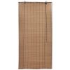 Brown Bamboo Roller Blinds 47.2"x86.6"
