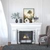 3-Panel Folding Fireplace Screen with 2 Magnetic Doors and Fire Place Tools Set, Fire Spark Guard for Wood Burning, with Brush, Shovel, Poker, Firewoo