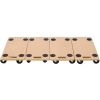 Furniture Moving Dolly, Heavy Duty Wood Rolling Mover with Wheels for Piano Couch Fridge Heavy Items, Securely Holds 500 Lbs (4pcs 22.8" x11.2" Platfo