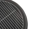 2-in-1 Fire Pit and BBQ with Poker 22"x22"x19.3" Steel