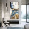 Handmade Oil Painting High Quality Gold Foil Texture Wall Decor Hand Painted Canvas living room bedroom luxurious decoration Frameless Only Canvas