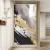Handmade Oil Painting High Quality Gold Foil Texture Wall Decor Hand Painted Canvas living room bedroom luxurious decoration Frameless Only Canvas